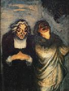 Scene from a Comedy Honore  Daumier